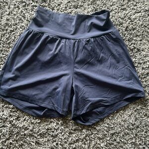 Navy Shorts with liner. Size large. Long inseam